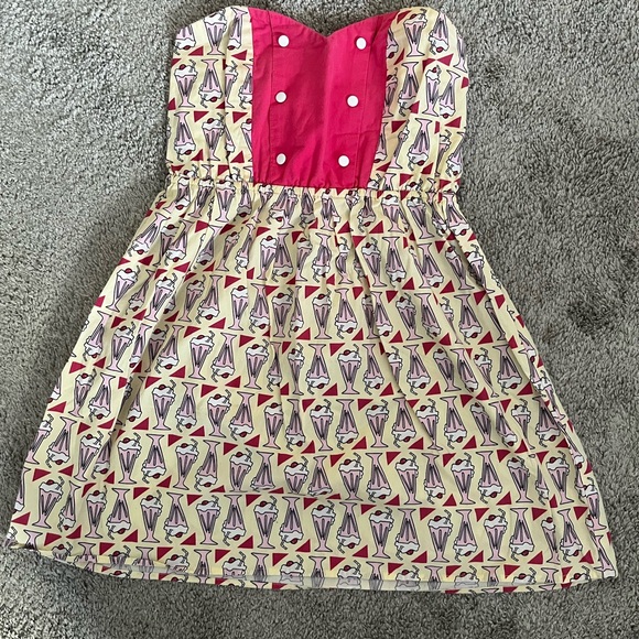 Y2K Reba for Topshop Milkshake Babydoll Top 4 - Picture 6 of 7